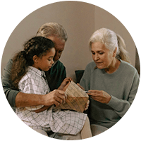 Julegave - fellesgaver meny ikon.